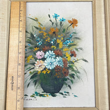 Load image into Gallery viewer, R. Garcia Floral Oil in Canvas Painting 17" x 21"