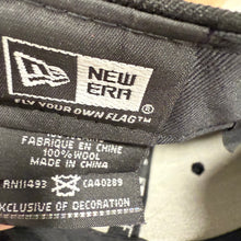 Load image into Gallery viewer, New Era 59FIFTY Oakland A's Black Elephant Logo Fitted Hat Size 7 1/4 MLB Genuine Merchandise