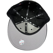 Load image into Gallery viewer, New Era 59FIFTY Oakland A's Black Elephant Logo Fitted Hat Size 7 1/4 MLB Genuine Merchandise
