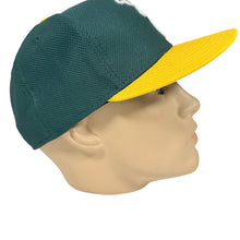 Load image into Gallery viewer, Oakland A's Elephant All Star 2014 Fitted Hat Green/Yellow Size 7 1/4