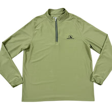 Load image into Gallery viewer, Pebble Beach 1/4 Zip Pullover Olive Green Size Large