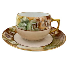 Load image into Gallery viewer, Bavaria Handpainted Floral Tea Cup and Saucer Set of 1