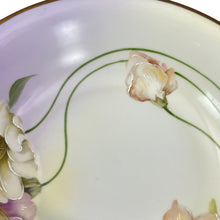 Load image into Gallery viewer, 2.S. & C. Bavaria Handpainted Ombre Floral Bowl Lilies 9"