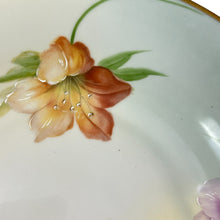 Load image into Gallery viewer, 2.S. & C. Bavaria Handpainted Ombre Floral Bowl Lilies 9"
