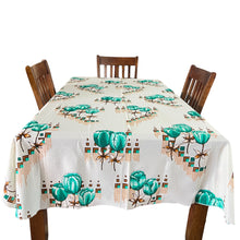 Load image into Gallery viewer, 1970s Floral Table Cloth 58.5 x 90"