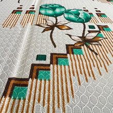 Load image into Gallery viewer, 1970s Floral Table Cloth 58.5 x 90"