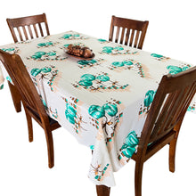 Load image into Gallery viewer, 1970s Floral Table Cloth 58.5 x 90"