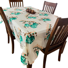 Load image into Gallery viewer, 1970s Floral Table Cloth 58.5 x 90"