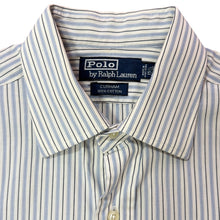 Load image into Gallery viewer, VTG 90s Polo 100 Cotton Classic Fit Striped Dress Shirt 15.5–33