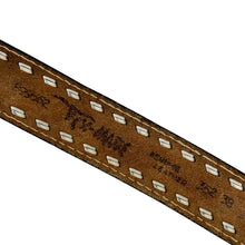 Load image into Gallery viewer, Vintage 70s John Tooled Leather Western Belt Size 38