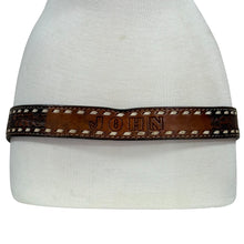 Load image into Gallery viewer, Vintage 70s John Tooled Leather Western Belt Size 38