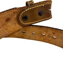 Load image into Gallery viewer, Vintage Tooled Leather Belt with Eagles Design Size 32