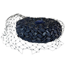 Load image into Gallery viewer, Mid Century Navy Blue Pillbox Hat Size Small