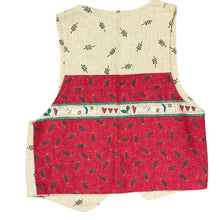 Load image into Gallery viewer, VTG Christmas Prairie Skirt & Vest Set Size Small