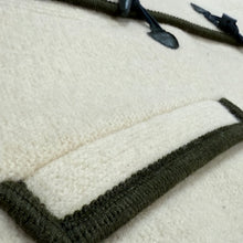 Load image into Gallery viewer, Vintage 70s Cream Boiled Wool Toggle Coat Size Large