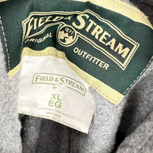 Load image into Gallery viewer, Field & Stream 100% Cotton Flannel Long Sleeve Gray Size XL