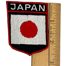 Load image into Gallery viewer, Vintage Japan Flag Sew On Embroidered Patch Badge
