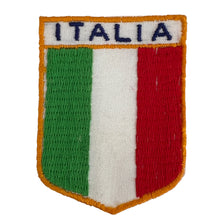 Load image into Gallery viewer, Vintage Italia Flag Italy Souvenir Sew On Embroidered Patch Badge