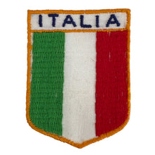 Load image into Gallery viewer, Vintage Italia Flag Italy Souvenir Sew On Embroidered Patch Badge