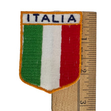 Load image into Gallery viewer, Vintage Italia Flag Italy Souvenir Sew On Embroidered Patch Badge