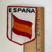 Load image into Gallery viewer, Vintage Espana Flag Shield Souvenir Sew On Embroidered Patch Badge