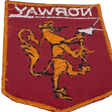 Load image into Gallery viewer, Vintage King Lion Knight Norway Royal Crest Seal Souvenir Sew On Embroidered Patch