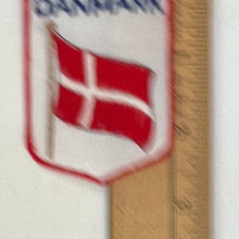 Load image into Gallery viewer, Vintage Denmark Flag Souvenir Sew On Embroidered Patch Badge