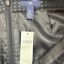 Load image into Gallery viewer, Gap Black Checkered Mini Skirt Size 6