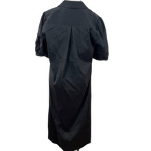 Load image into Gallery viewer, Chico's Black Short Sleeves Midi Dress with Pockets Size 1