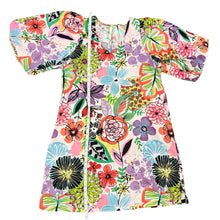 Load image into Gallery viewer, Uncle Frank Floral Puff Sleeve Dress with Pockets Size Small