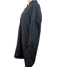 Load image into Gallery viewer, Chico's Black Short Sleeve Midi Dress with Pockets Size 1"