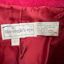 Load image into Gallery viewer, Vintage The Eagle's Eye Pink Suede Pencil Skirt with Pockets Size 6