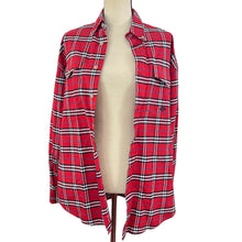 Load image into Gallery viewer, Roper 100% Cotton Red Plaid Button-Up Shirt Size Medium