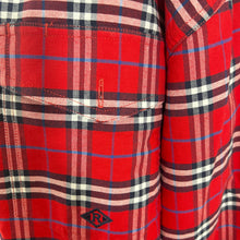 Load image into Gallery viewer, Roper 100% Cotton Red Plaid Button-Up Shirt Size Medium