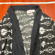 Load image into Gallery viewer, Vintage Panhandle Aztec Open Cardigan Size Medium