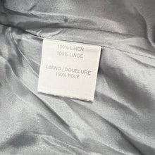 Load image into Gallery viewer, Cynthia Steffe Metallic Cross Back Linen Dress Size 10