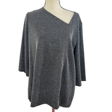 Load image into Gallery viewer, Chico's Asymmetrical Tunic Top 3/4 Sleeve Size 2