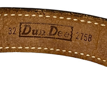 Load image into Gallery viewer, Vintage Tooled Leather Belt with Flowers Size 32