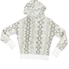 Load image into Gallery viewer, Betsey Johnson Snakeprint Pullover Hoodie Sweatshirt