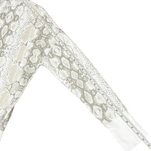 Load image into Gallery viewer, Betsey Johnson Snakeprint Pullover Hoodie Sweatshirt