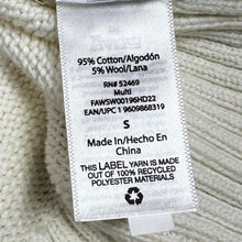 Load image into Gallery viewer, Fair Isle Cotton Wool Knit Turtleneck Sweater Dress Size Small