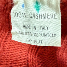 Load image into Gallery viewer, 80s YSL Cable Knit Cashmere Cardigan Size Small