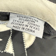 Load image into Gallery viewer, 90s Panhandle Slim Black & White Embroidered Western Shirt Pearl Snap Size XL