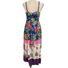 Load image into Gallery viewer, 2000s Johnny Was Floral Patchwork Embroidered Maxi Dress Small