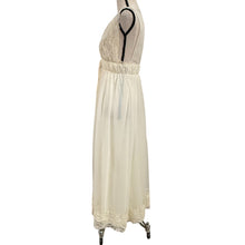 Load image into Gallery viewer, Vintage 1970s Ivory Lace Nylon Bridal Nightgown USA Made Size Small