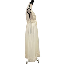 Load image into Gallery viewer, Vintage 1970s Ivory Lace Nylon Bridal Nightgown USA Made Size Small