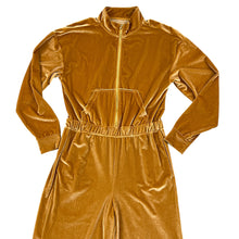 Load image into Gallery viewer, Velour Wide Leg Jumpsuit Size Large