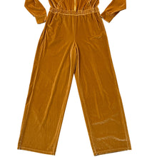 Load image into Gallery viewer, Velour Wide Leg Jumpsuit Size Large