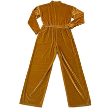 Load image into Gallery viewer, Velour Wide Leg Jumpsuit Size Large