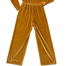 Load image into Gallery viewer, Velour Wide Leg Jumpsuit Size Large